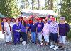 Members of the Red Hat Ladies of the Lake enjoy an outing at Bobville at Hauser Lake. The club was founded in 2005 and enjoys monthly meals and outings.